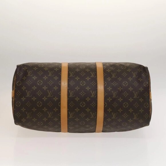 LOUIS VUITTON Monogram Keepall Bandouliere 50 Boston Bag M41416 LV Auth 131934 - Picture 6 of 16
